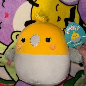 Charlize the cockatiel squishmallow NWT